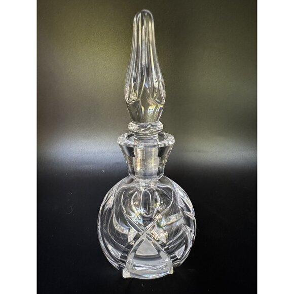 Vintage Cut Crystal Ceylon Marquis by Waterford Perfume Bottle w/Stopper 5.5 in - Picture 2 of 6